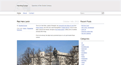 Desktop Screenshot of hauntingeurope.com
